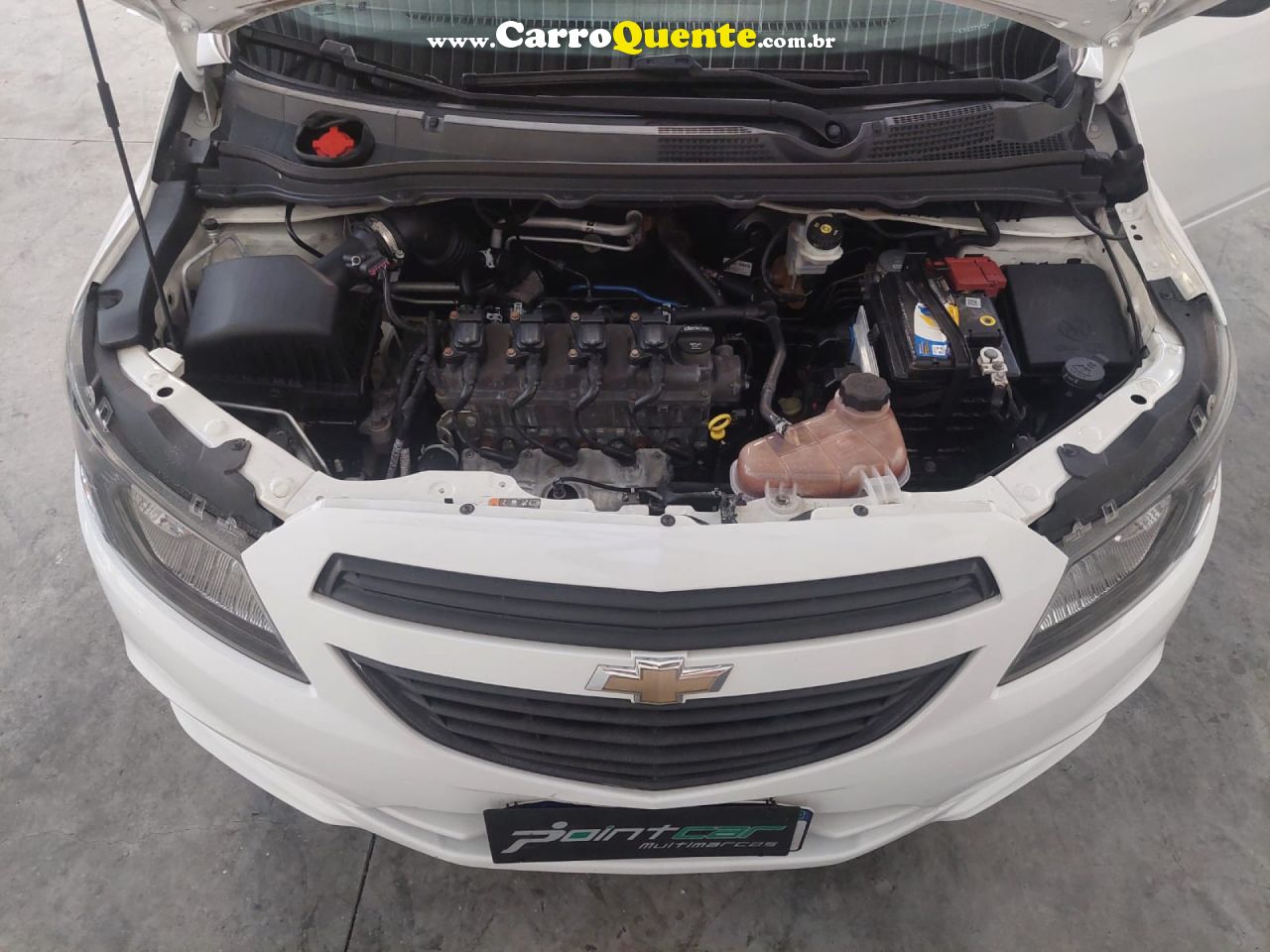 CHEVROLET   ONIX HATCH JOY 1.0 8V FLEX 5P MEC.   BRANCO 2019 1.0 FLEX - Loja