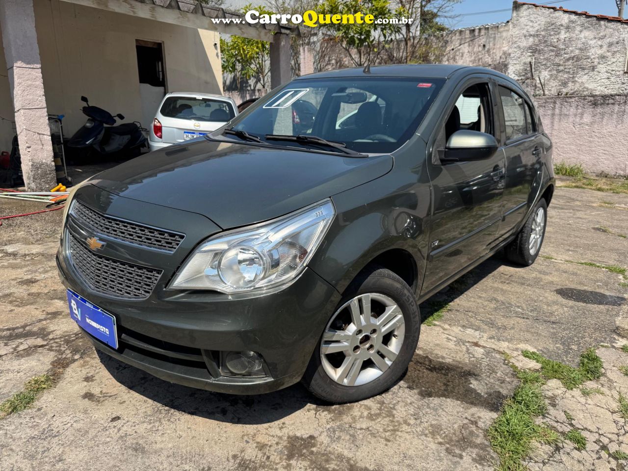 CHEVROLET   AGILE LTZ 1.4 MPFI 8V FLEXPOWER 5P   VERDE 2011 1.4 FLEX - Loja