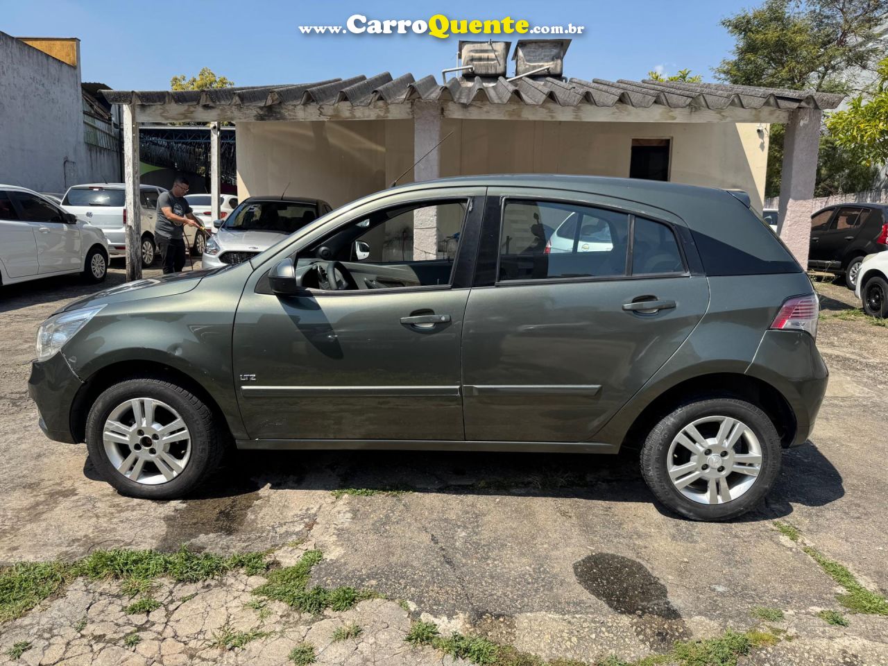 CHEVROLET   AGILE LTZ 1.4 MPFI 8V FLEXPOWER 5P   VERDE 2011 1.4 FLEX - Loja