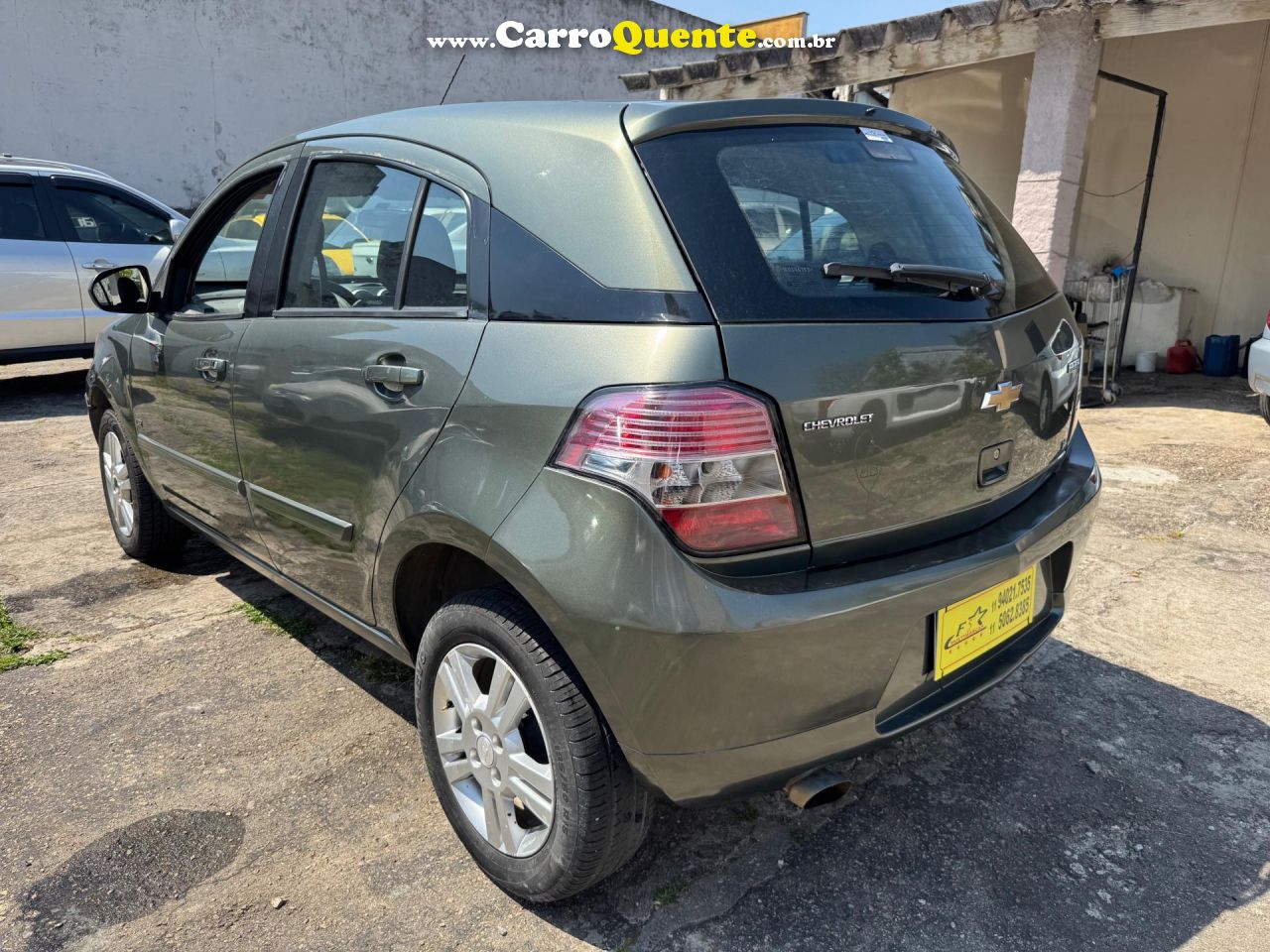 CHEVROLET   AGILE LTZ 1.4 MPFI 8V FLEXPOWER 5P   VERDE 2011 1.4 FLEX - Loja