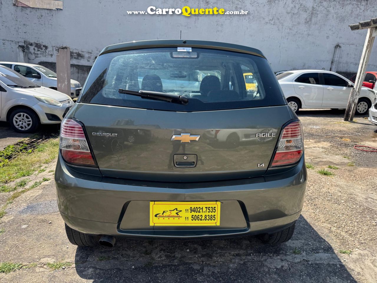 CHEVROLET   AGILE LTZ 1.4 MPFI 8V FLEXPOWER 5P   VERDE 2011 1.4 FLEX - Loja