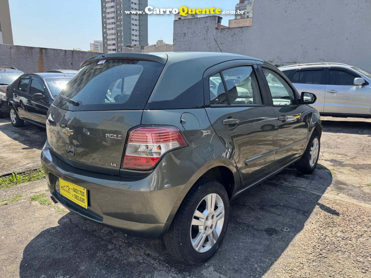 CHEVROLET   AGILE LTZ 1.4 MPFI 8V FLEXPOWER 5P   VERDE 2011 1.4 FLEX - Loja