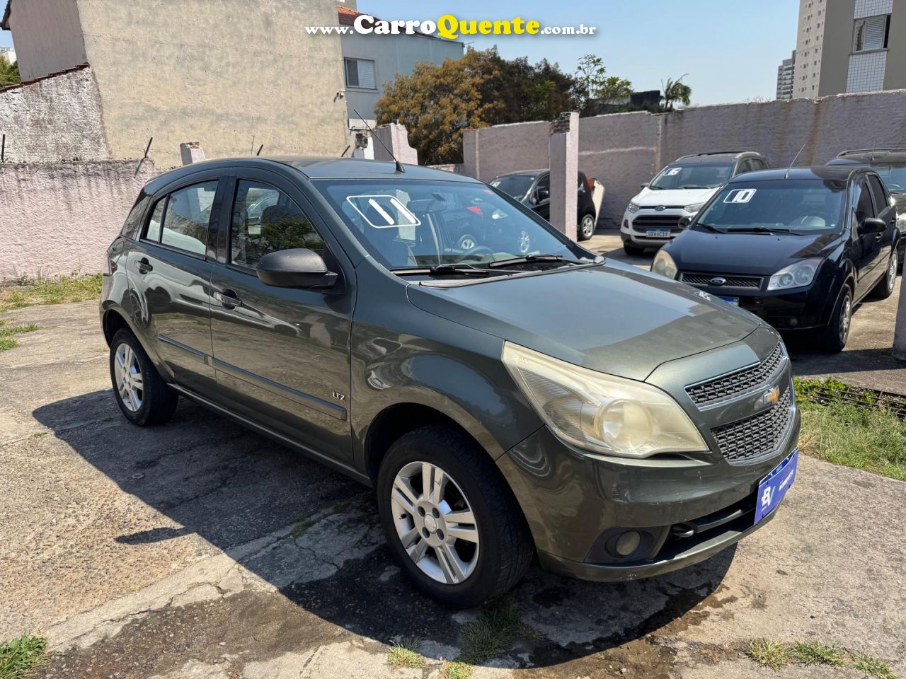 CHEVROLET   AGILE LTZ 1.4 MPFI 8V FLEXPOWER 5P   VERDE 2011 1.4 FLEX - Loja