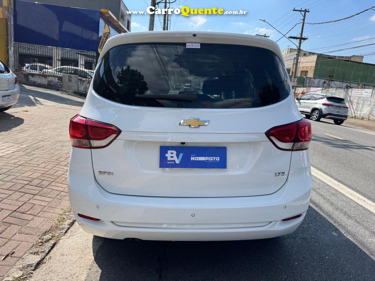 CHEVROLET   SPIN LTZ 1.8 8V ECONO.FLEX 5P AUT.   BRANCO 2023 1.8 FLEX - Loja