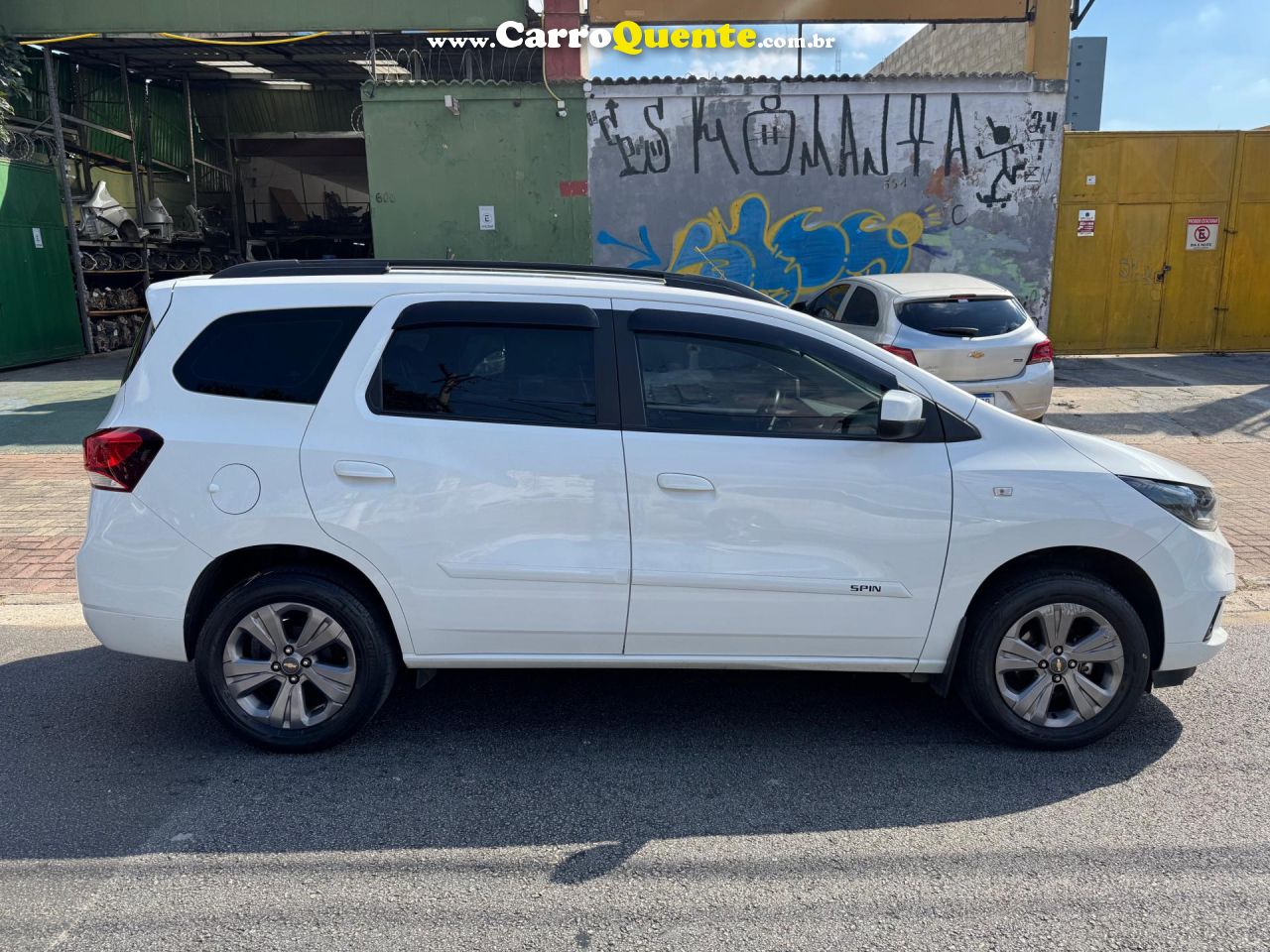 CHEVROLET   SPIN LTZ 1.8 8V ECONO.FLEX 5P AUT.   BRANCO 2023 1.8 FLEX - Loja