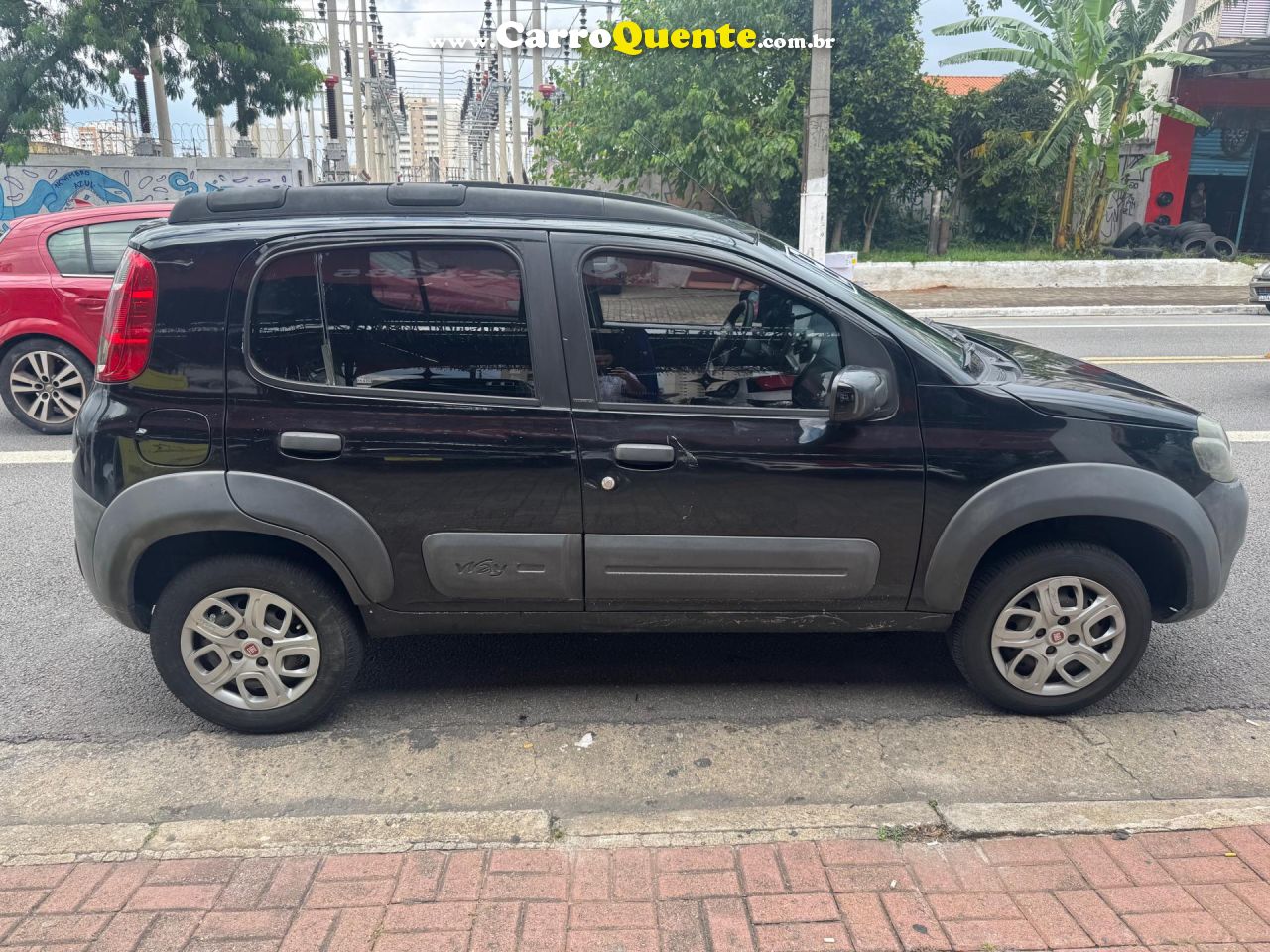 FIAT   UNO WAY 1.0 EVO FIRE FLEX 8V 5P   PRETO 2013 1.0 FLEX - Loja