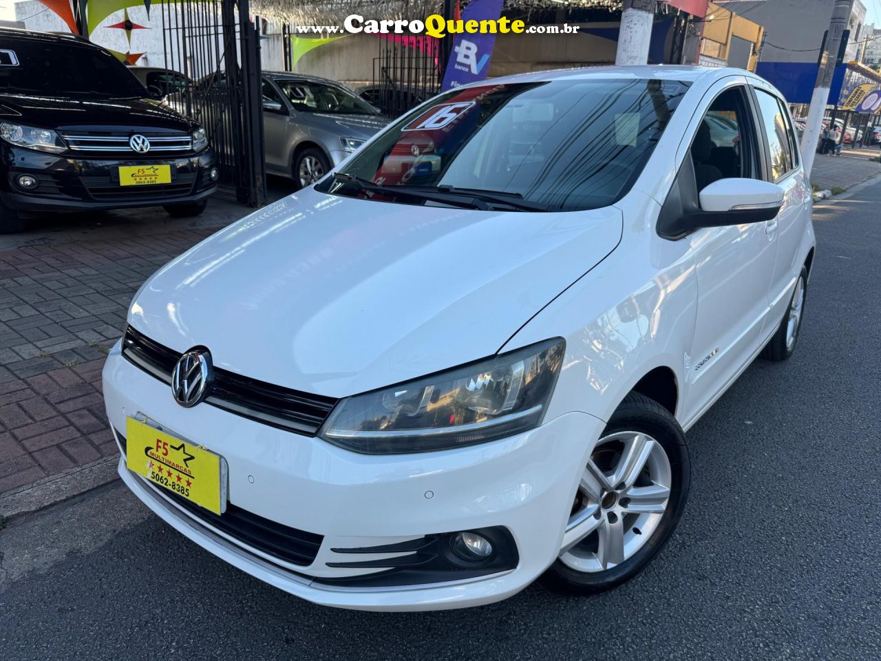 VOLKSWAGEN   FOX COMFORTLINE 1.6 FLEX 8V 5P   BRANCO 2016 1.6 FLEX - Loja