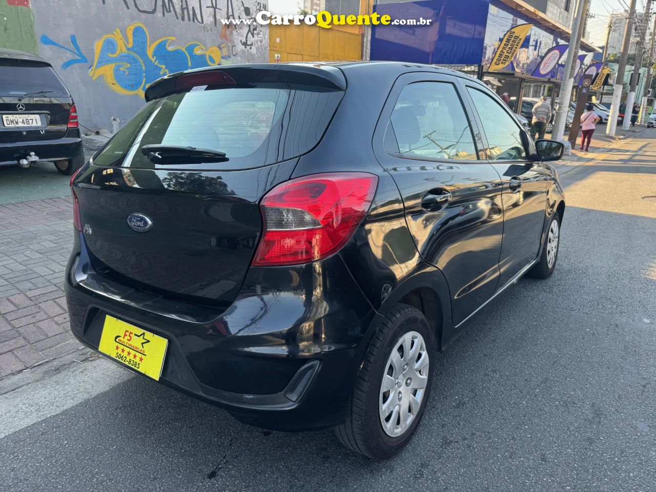 FORD   KA 1.0 SESE PLUS TIVCT FLEX 5P   PRETO 2021 1.0 FLEX - Loja