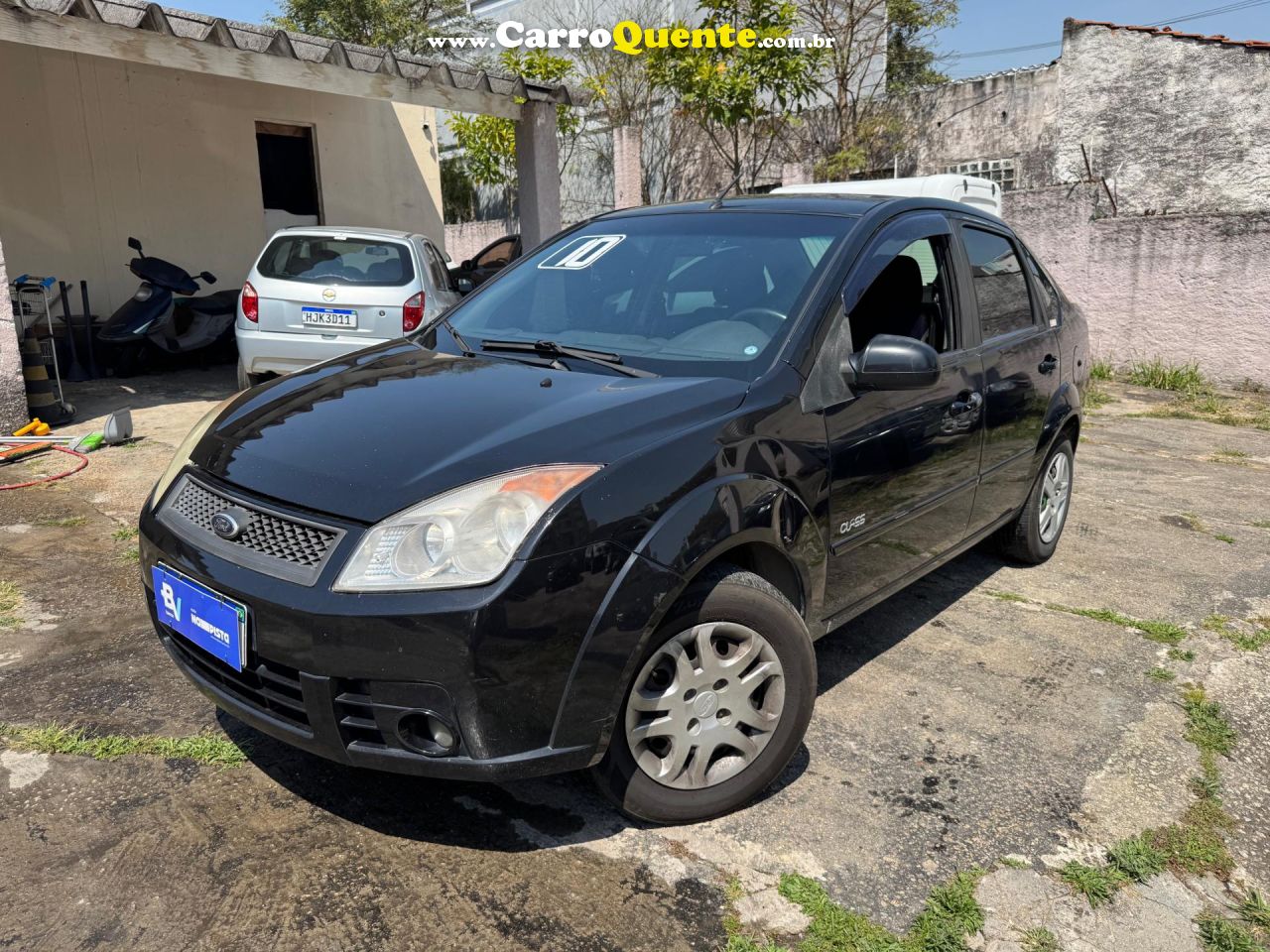 FORD   FIESTA SED. 1.6 8V FLEX 4P   PRETO 2010 1.6 FLEX - Loja