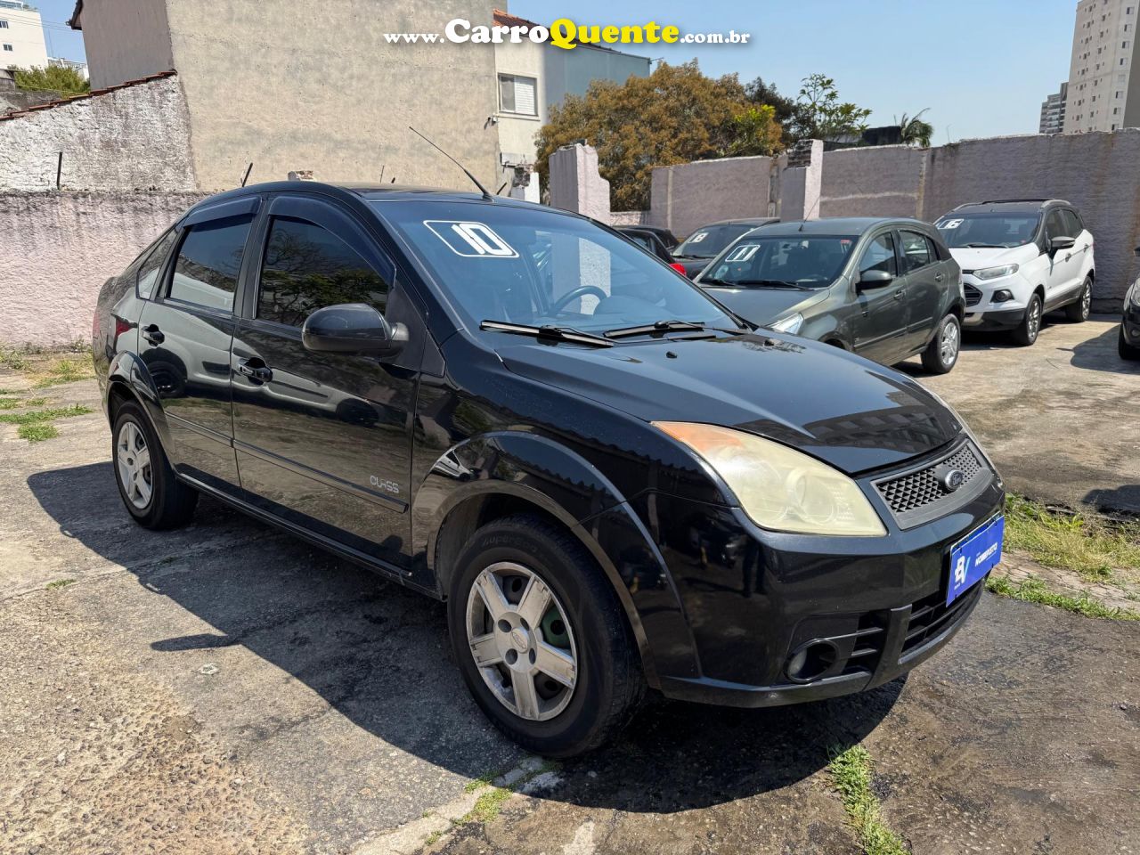 FORD   FIESTA SED. 1.6 8V FLEX 4P   PRETO 2010 1.6 FLEX - Loja