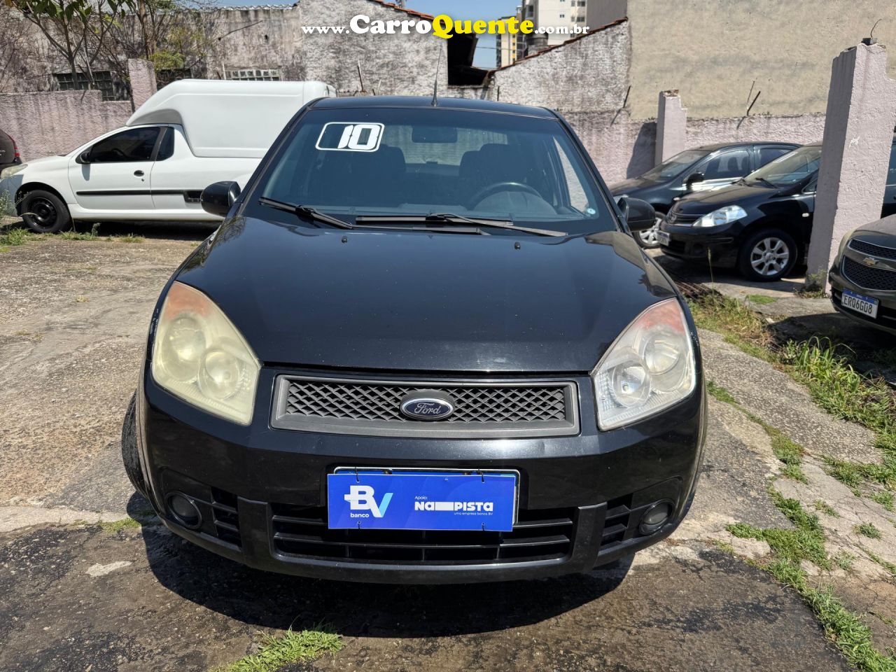 FORD   FIESTA SED. 1.6 8V FLEX 4P   PRETO 2010 1.6 FLEX - Loja