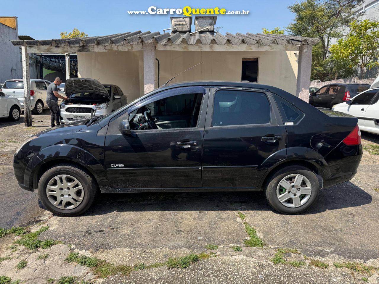 FORD   FIESTA SED. 1.6 8V FLEX 4P   PRETO 2010 1.6 FLEX - Loja