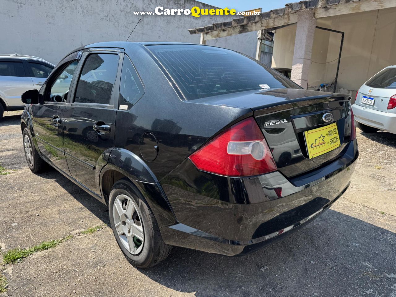 FORD   FIESTA SED. 1.6 8V FLEX 4P   PRETO 2010 1.6 FLEX - Loja