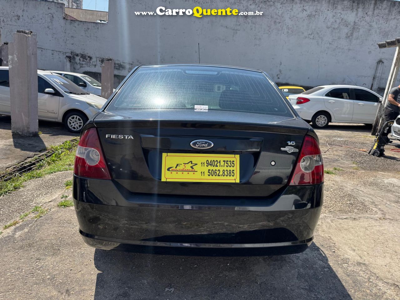 FORD   FIESTA SED. 1.6 8V FLEX 4P   PRETO 2010 1.6 FLEX - Loja