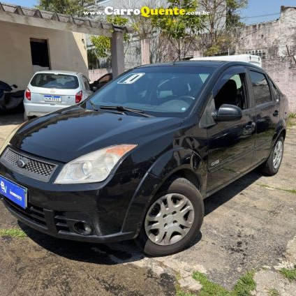 FORD   FIESTA SED. 1.6 8V FLEX 4P   PRETO 2010 1.6 FLEX