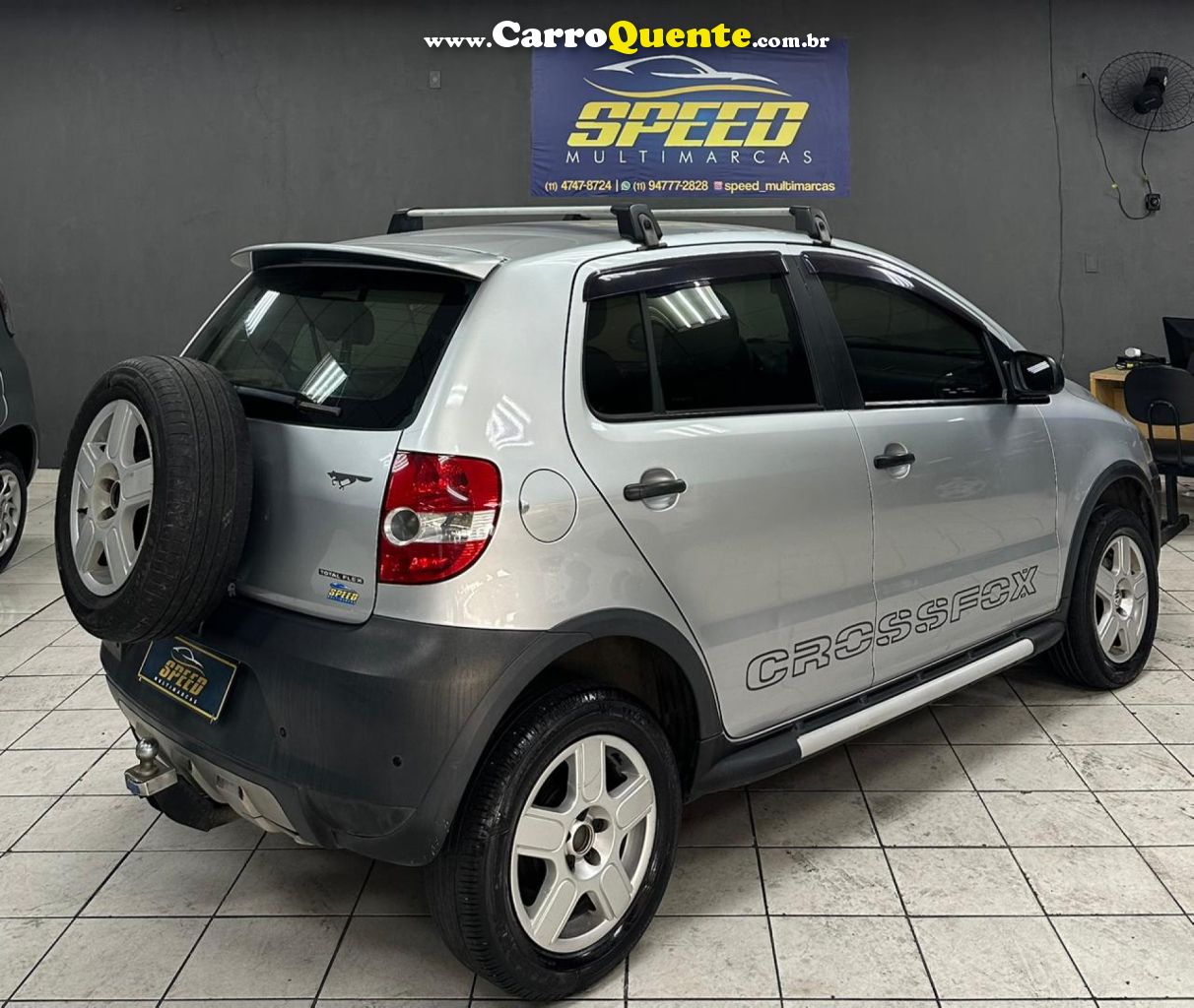 VOLKSWAGEN   CROSSFOX 1.6 MI TOTAL FLEX 8V 5P   PRATA 2007 1.6 FLEX - Loja