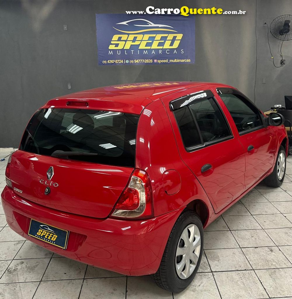 RENAULT   CLIO RNALIZÉEXPR.1.0 HI-POWER 16V 5P   VERMELHO 2014 1.0 FLEX - Loja