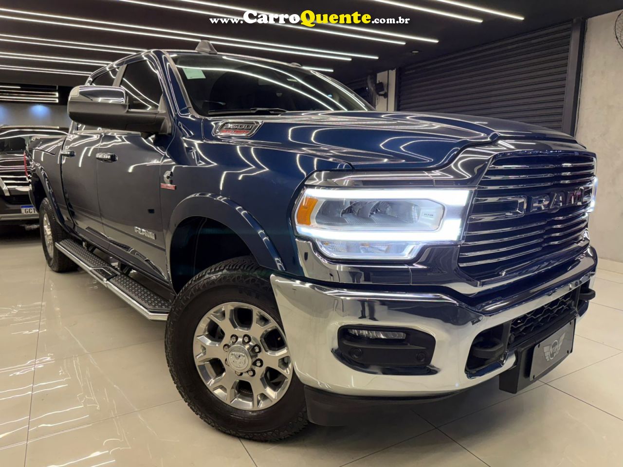 RAM   3500 LARAMIE 6.7 TB CD 4X4 DIESEL   AZUL 2022 6.7 DIESEL - Loja