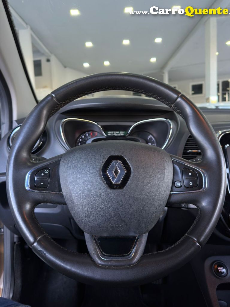 RENAULT   CAPTUR INTENSE 1.6 16V FLEX 5P AUT.   MARROM 2018 1.6 FLEX - Loja