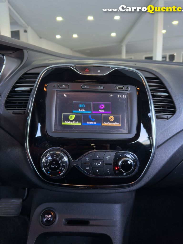 RENAULT   CAPTUR INTENSE 1.6 16V FLEX 5P AUT.   MARROM 2018 1.6 FLEX - Loja