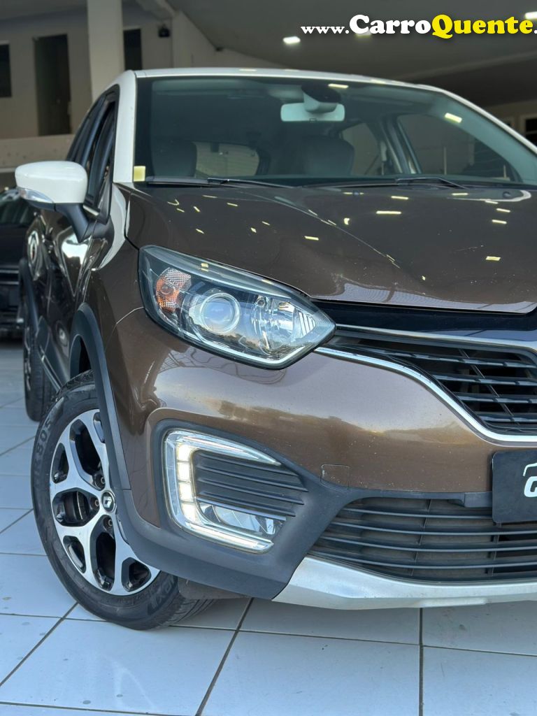 RENAULT   CAPTUR INTENSE 1.6 16V FLEX 5P AUT.   MARROM 2018 1.6 FLEX - Loja