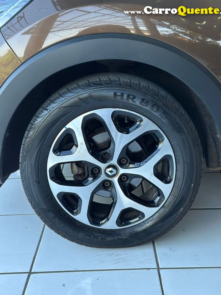 RENAULT   CAPTUR INTENSE 1.6 16V FLEX 5P AUT.   MARROM 2018 1.6 FLEX - Loja