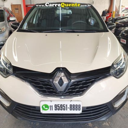 RENAULT   CAPTUR LIFE 1.6 16V FLEX 5P AUT.(PCD)   BRANCO 2018 1.6 FLEX