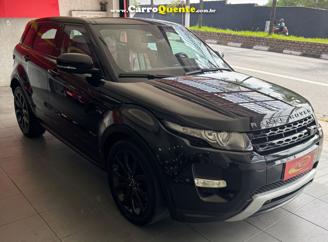 LAND ROVER   RANGE R.EVOQUE DYNAMIC 2.0 AUT 5P   PRETO 2013 2.0 GASOLINA - Loja