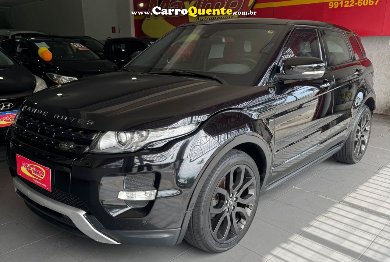 LAND ROVER   RANGE R.EVOQUE DYNAMIC 2.0 AUT 5P   PRETO 2013 2.0 GASOLINA - Loja