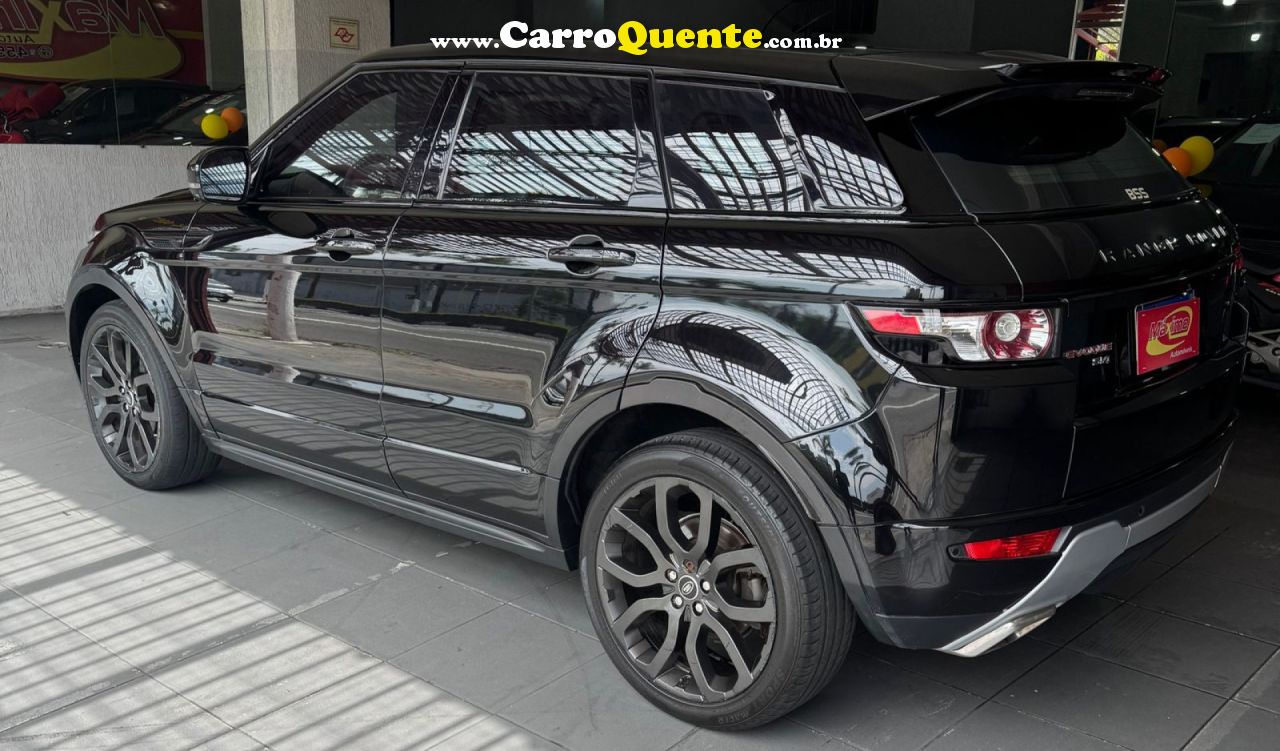 LAND ROVER   RANGE R.EVOQUE DYNAMIC 2.0 AUT 5P   PRETO 2013 2.0 GASOLINA - Loja