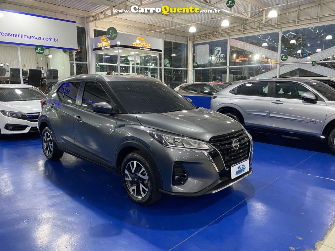 NISSAN   KICKS SENSE 1.6 16V FLEX AUT.   CINZA 2024 1.6 FLEX - Loja
