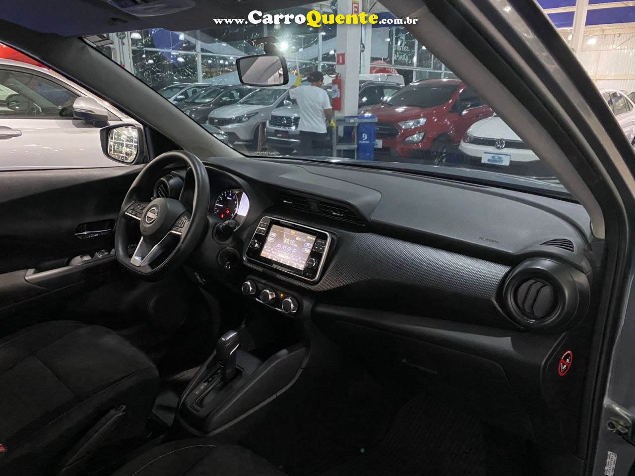 NISSAN   KICKS SENSE 1.6 16V FLEX AUT.   CINZA 2024 1.6 FLEX - Loja
