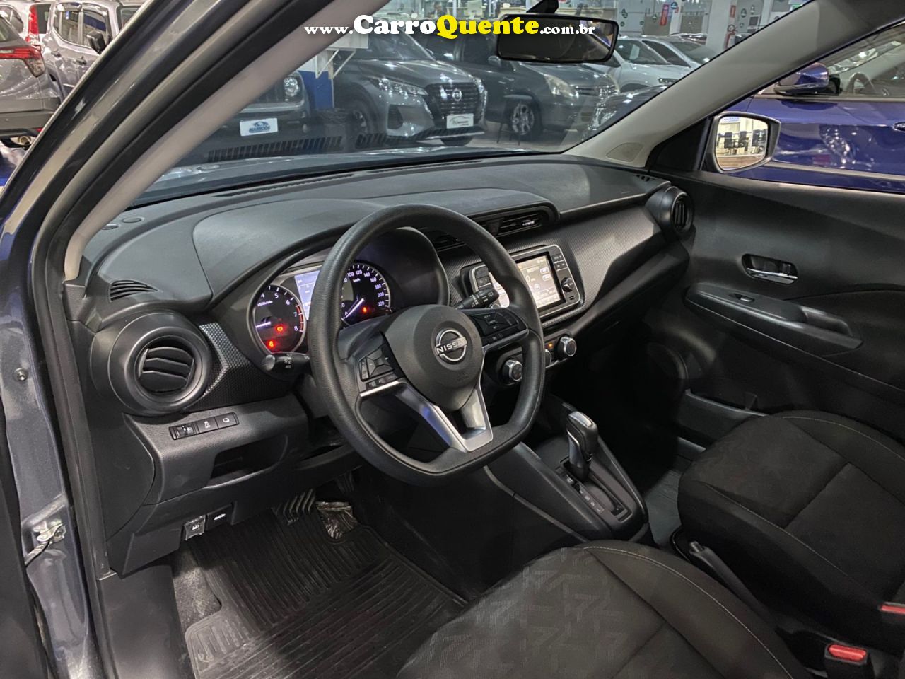 NISSAN   KICKS SENSE 1.6 16V FLEX AUT.   CINZA 2024 1.6 FLEX - Loja