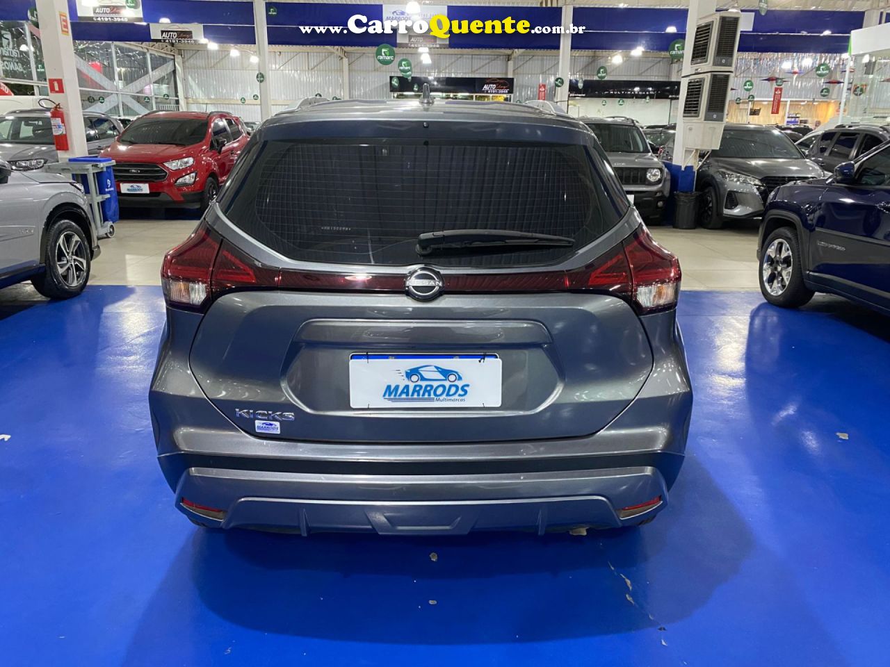 NISSAN   KICKS SENSE 1.6 16V FLEX AUT.   CINZA 2024 1.6 FLEX - Loja
