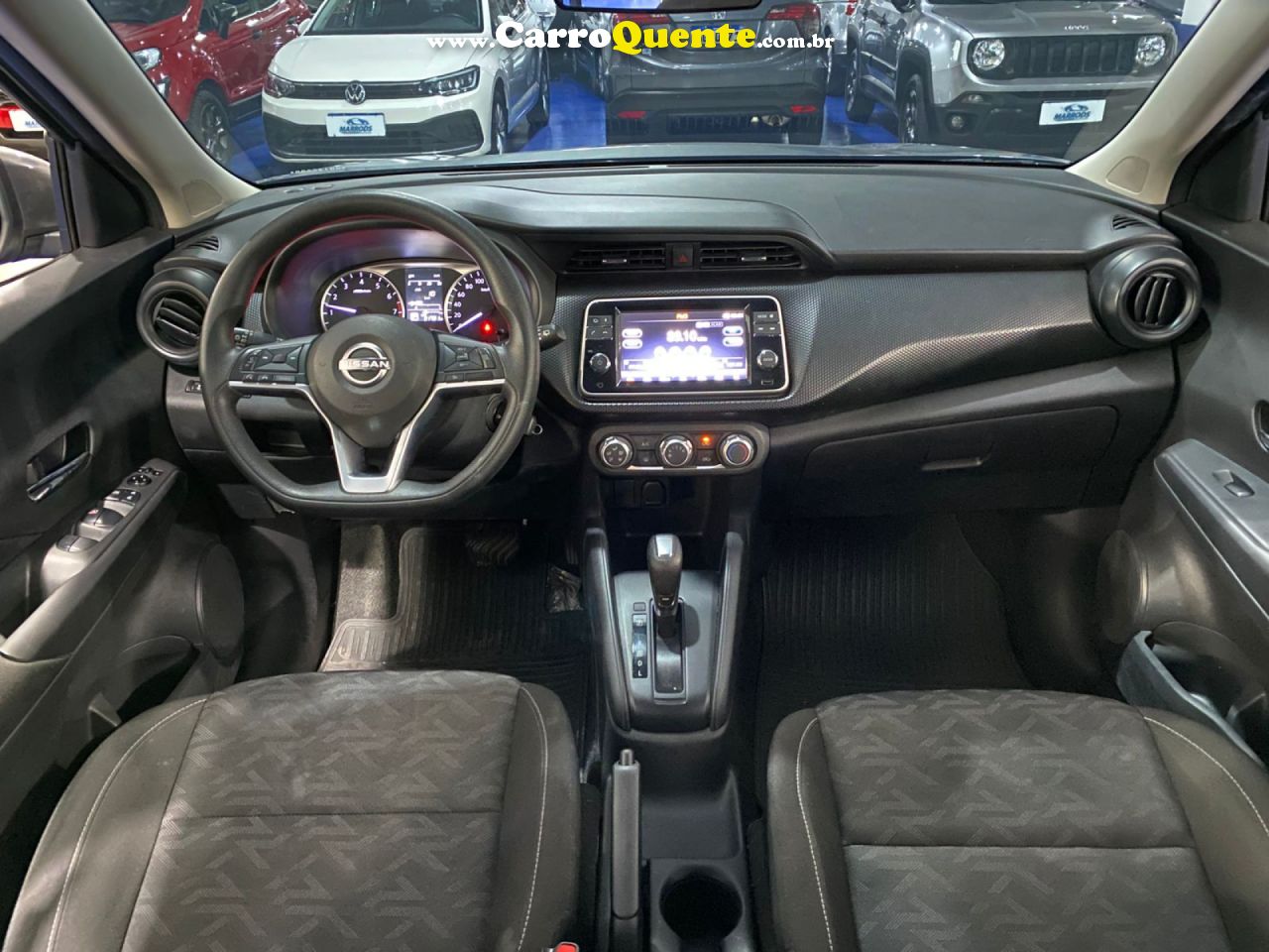 NISSAN   KICKS SENSE 1.6 16V FLEX AUT.   CINZA 2024 1.6 FLEX - Loja