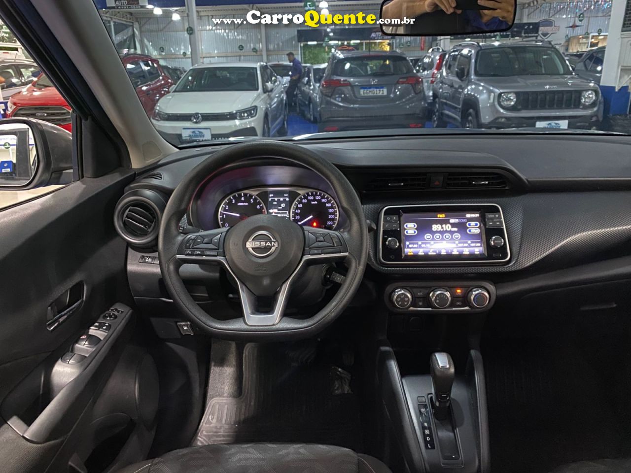 NISSAN   KICKS SENSE 1.6 16V FLEX AUT.   CINZA 2024 1.6 FLEX - Loja