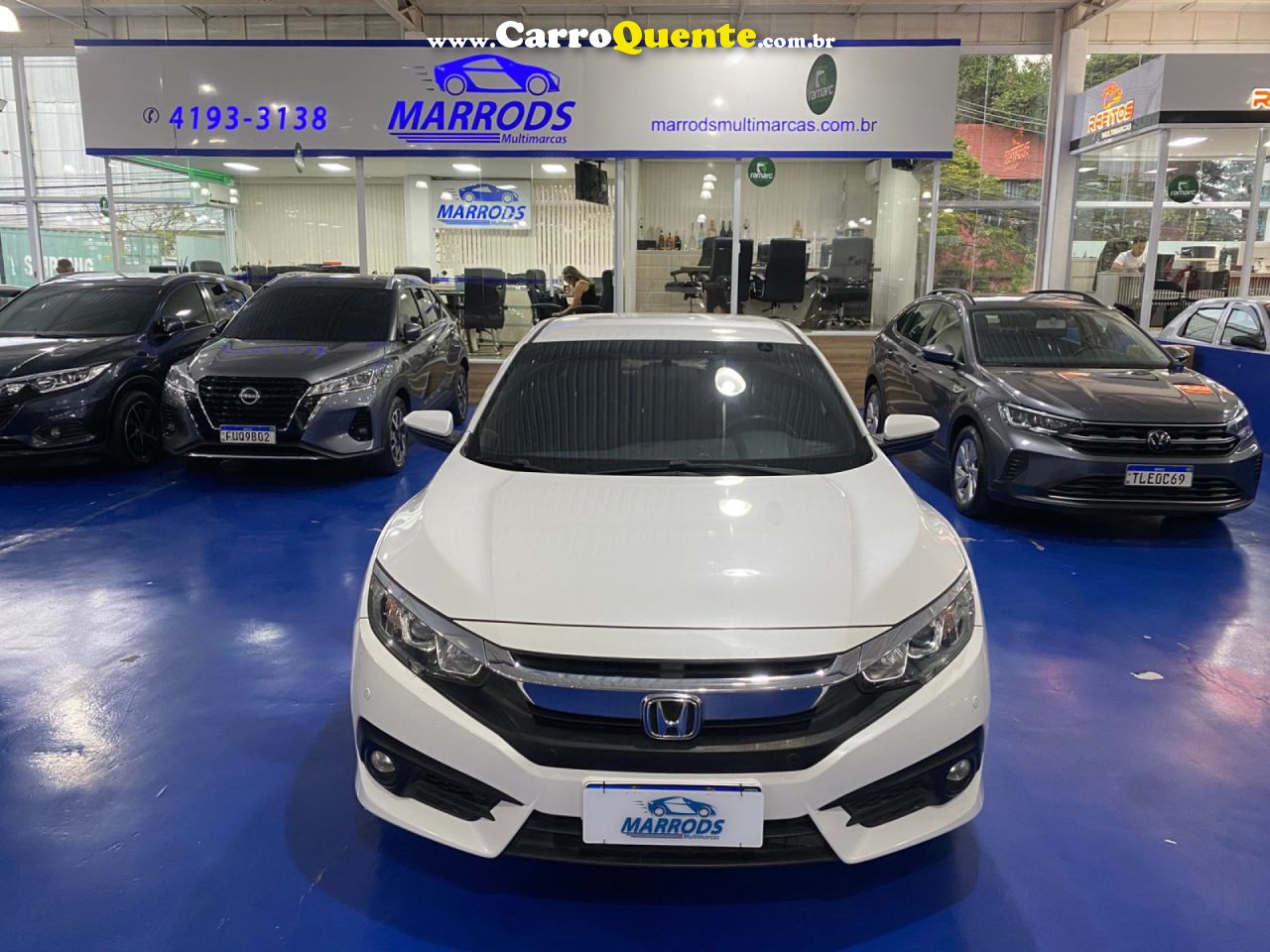 HONDA   CIVIC SEDAN EXL 2.0 FLEX 16V AUT.4P   BRANCO 2019 2.0 FLEX - Loja