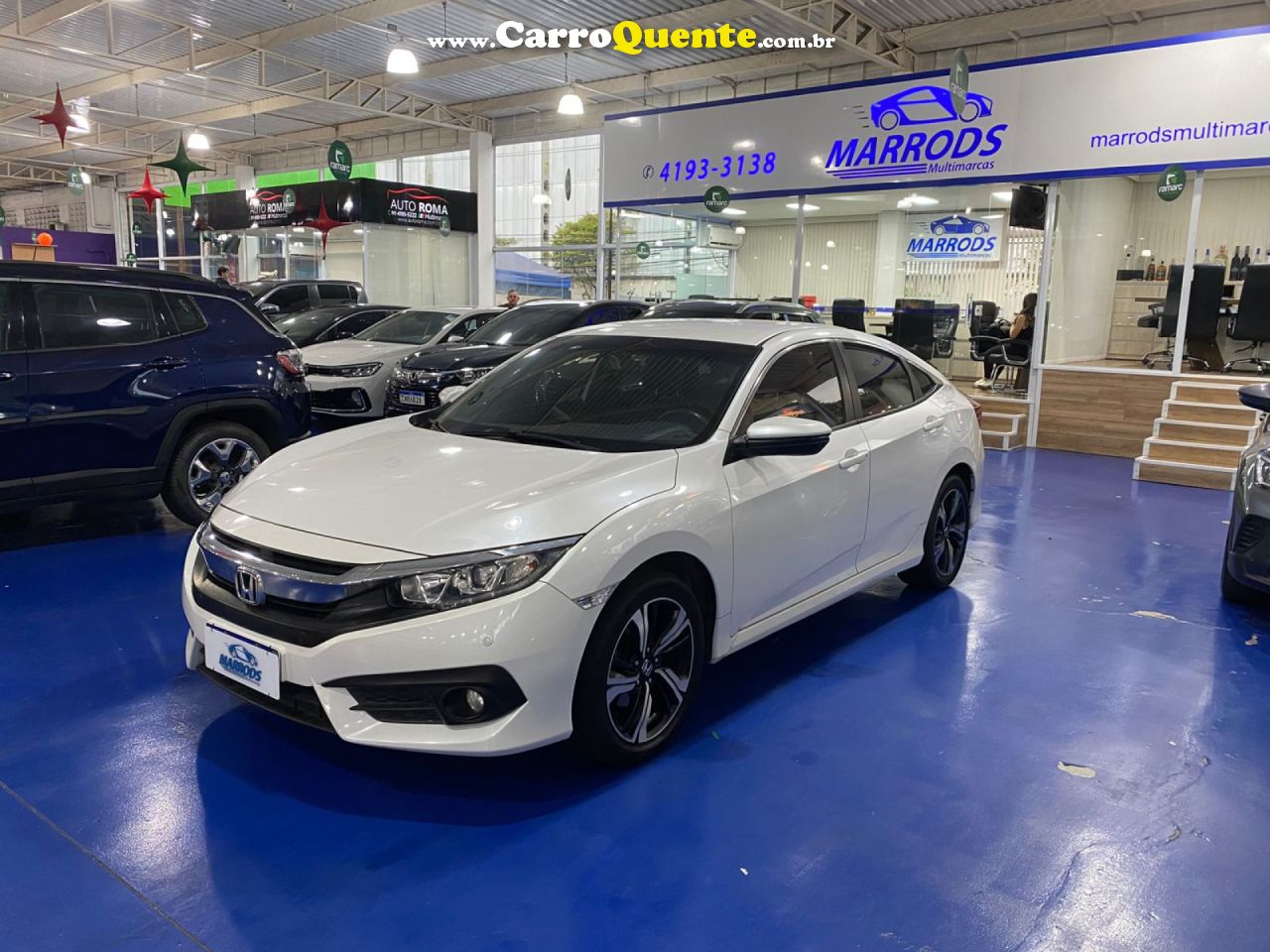 HONDA   CIVIC SEDAN EXL 2.0 FLEX 16V AUT.4P   BRANCO 2019 2.0 FLEX - Loja