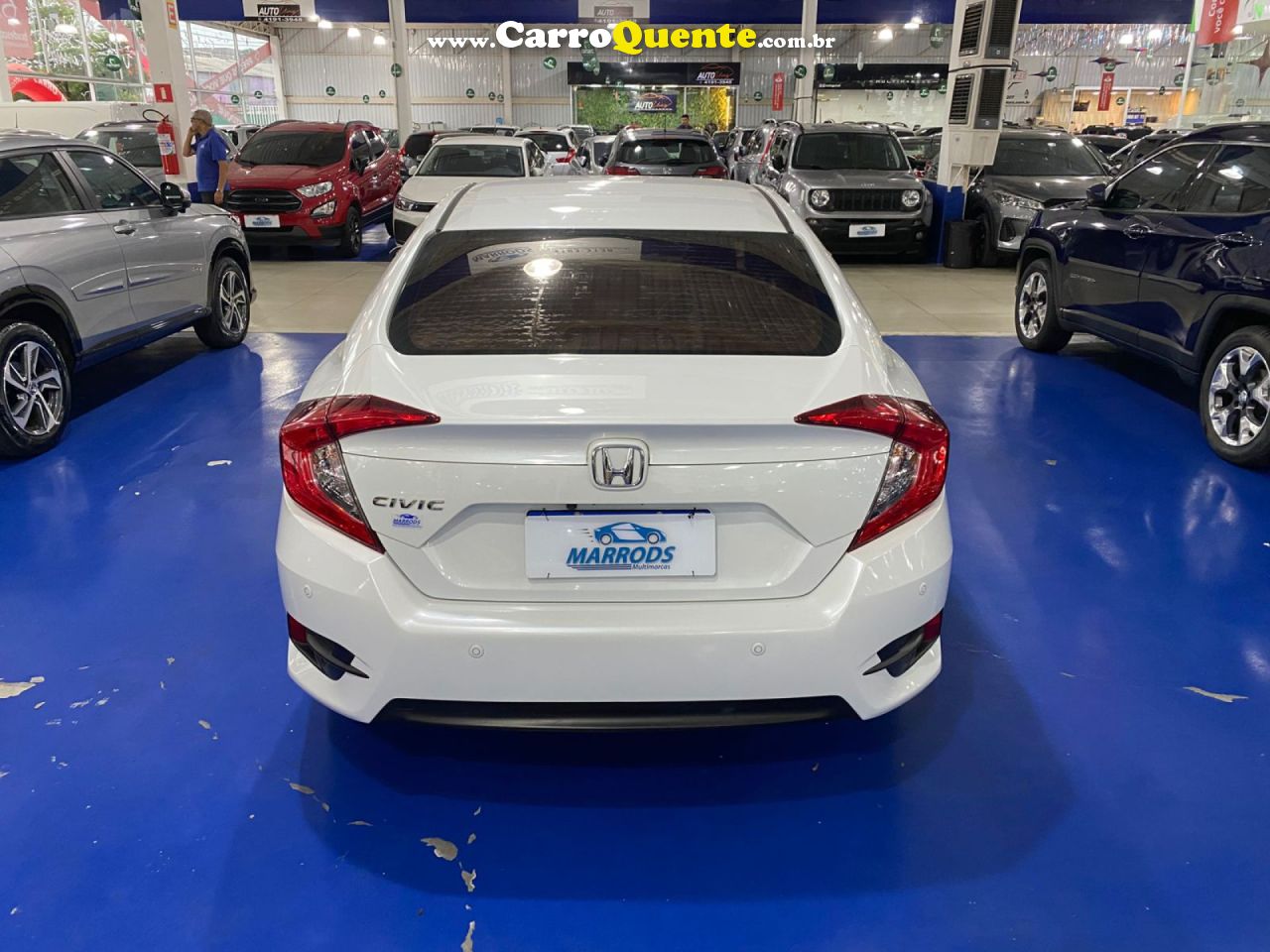 HONDA   CIVIC SEDAN EXL 2.0 FLEX 16V AUT.4P   BRANCO 2019 2.0 FLEX - Loja