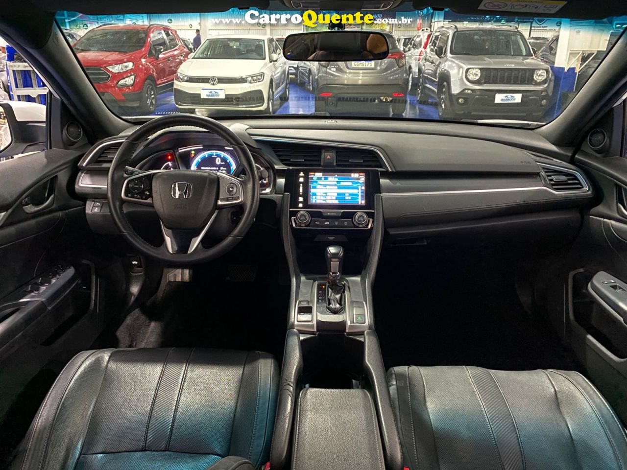 HONDA   CIVIC SEDAN EXL 2.0 FLEX 16V AUT.4P   BRANCO 2019 2.0 FLEX - Loja