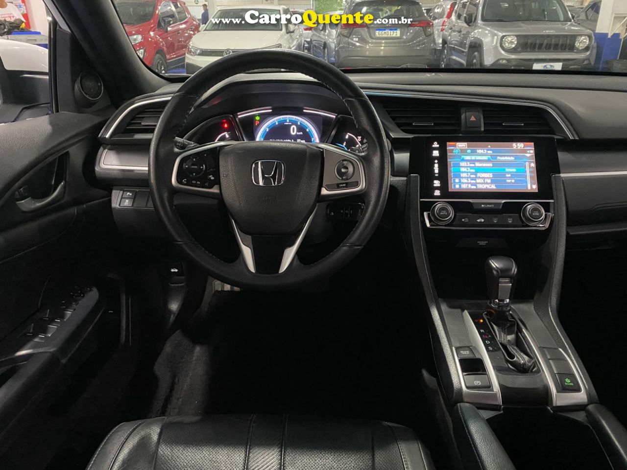 HONDA   CIVIC SEDAN EXL 2.0 FLEX 16V AUT.4P   BRANCO 2019 2.0 FLEX - Loja