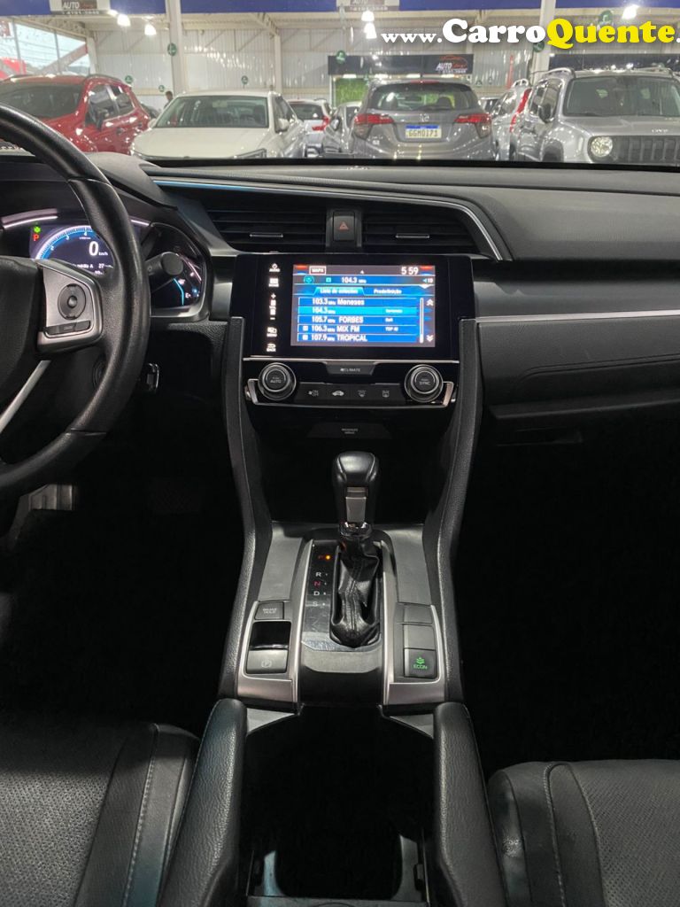 HONDA   CIVIC SEDAN EXL 2.0 FLEX 16V AUT.4P   BRANCO 2019 2.0 FLEX - Loja