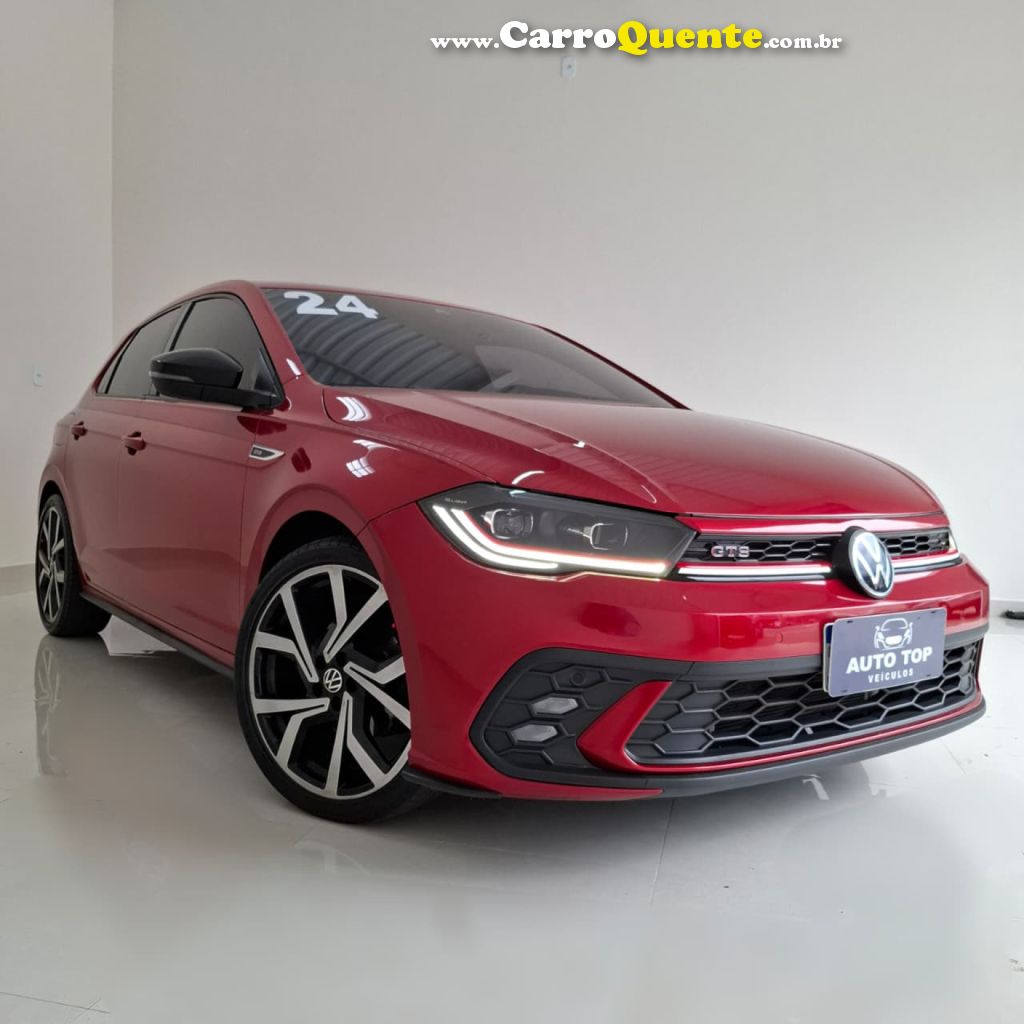VOLKSWAGEN   POLO GTS 1.4 TSI 16V FLEX   VERMELHO 2024 1.4 FLEX - Loja