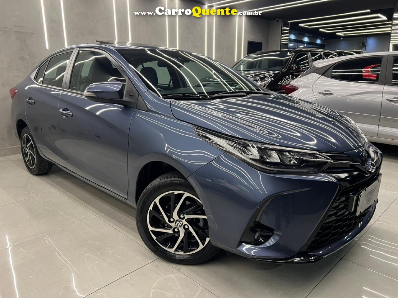 TOYOTA   YARIS XLS SEDAN 1.5 FLEX 16V 4P AUT.   AZUL 2024 1.5 FLEX - Loja