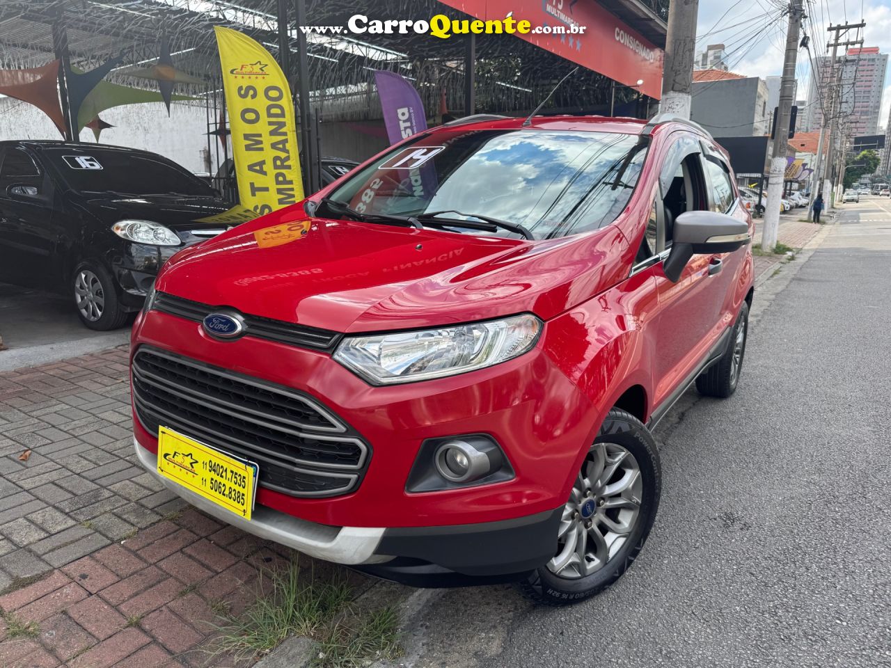 FORD   ECOSPORT FREESTYLE 2.0 16V FLEX 5P   VERMELHO 2014 2.0 FLEX - Loja