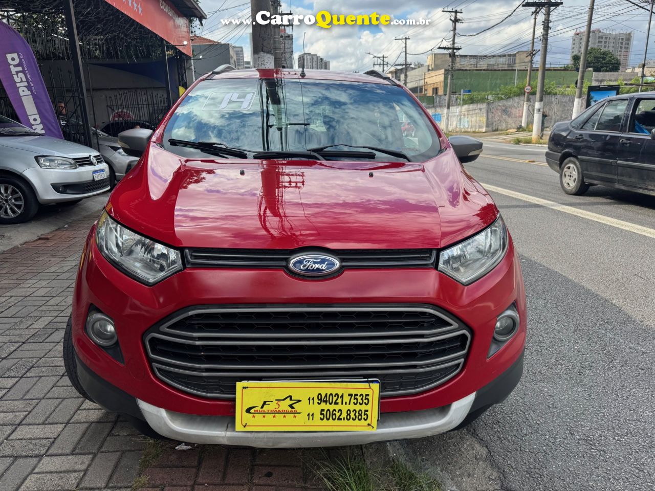 FORD   ECOSPORT FREESTYLE 2.0 16V FLEX 5P   VERMELHO 2014 2.0 FLEX - Loja