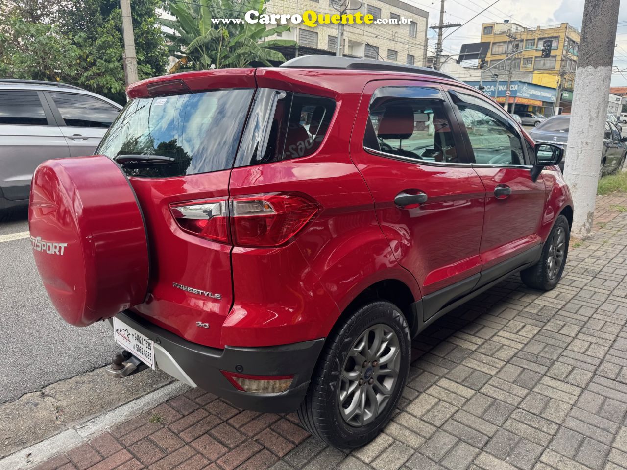 FORD   ECOSPORT FREESTYLE 2.0 16V FLEX 5P   VERMELHO 2014 2.0 FLEX - Loja