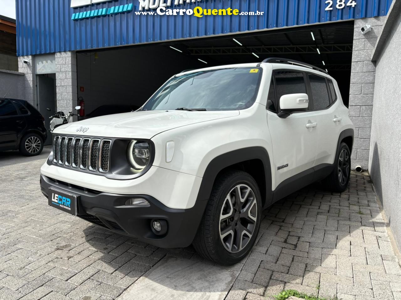JEEP   RENEGADE LONGITUDE 1.8 4X2 FLEX 16V AUT.   BRANCO 2021 1.8 FLEX - Loja