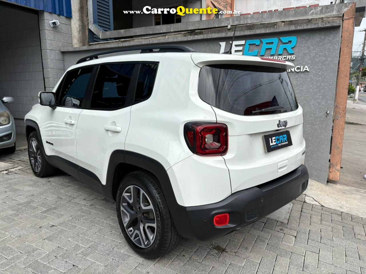 JEEP   RENEGADE LONGITUDE 1.8 4X2 FLEX 16V AUT.   BRANCO 2021 1.8 FLEX - Loja