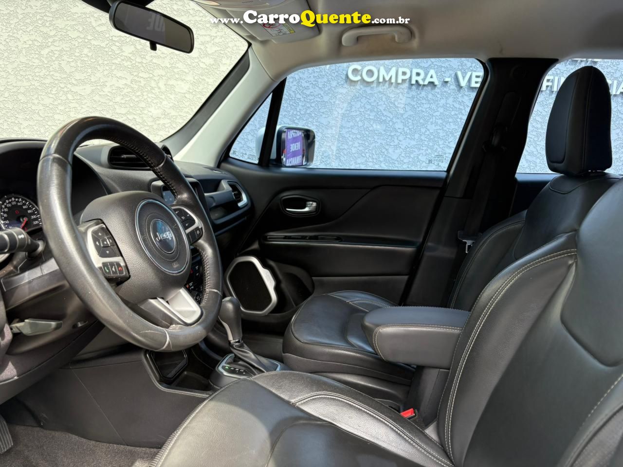 JEEP   RENEGADE LONGITUDE 1.8 4X2 FLEX 16V AUT.   BRANCO 2021 1.8 FLEX - Loja